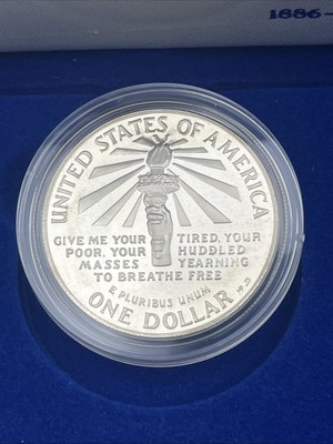 US Liberty Coins 1886-1986 2 coin set- Statue of Liberty & Ellis
