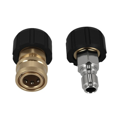 #ad #ad Brass Adapter M22 14mm Female 3 8in Male for Pressure Washer Gun Hose 5000 PSI $18.88