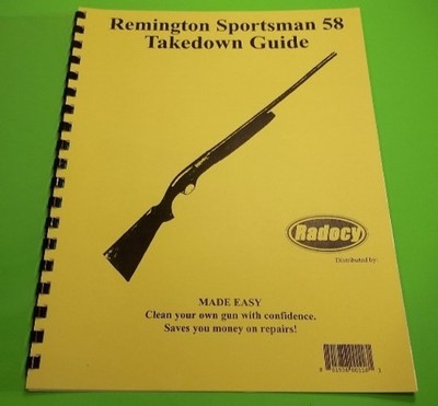 Remington Sportsman 58 Shotgun Takedown Guide   Printed   Illustrated (191)