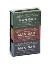 San Francisco Soap Company Man Bar 3-Piece Gift Set, 10 ounce (SFS-MBS6270)