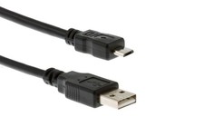 USB 2.0 Type A to Micro B male to male 8 in. cable - Lifetime Warranty