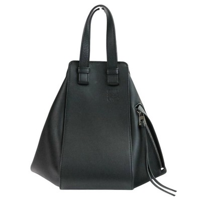 LOEWE Hammock Small 2Way Calf Leather Handbag Shoulder Bag 387.30.S35 Black