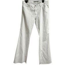  195 Hudson Nico Mid-Rise Bootcut Barefoot Jean  sz 31, White Denim NWT