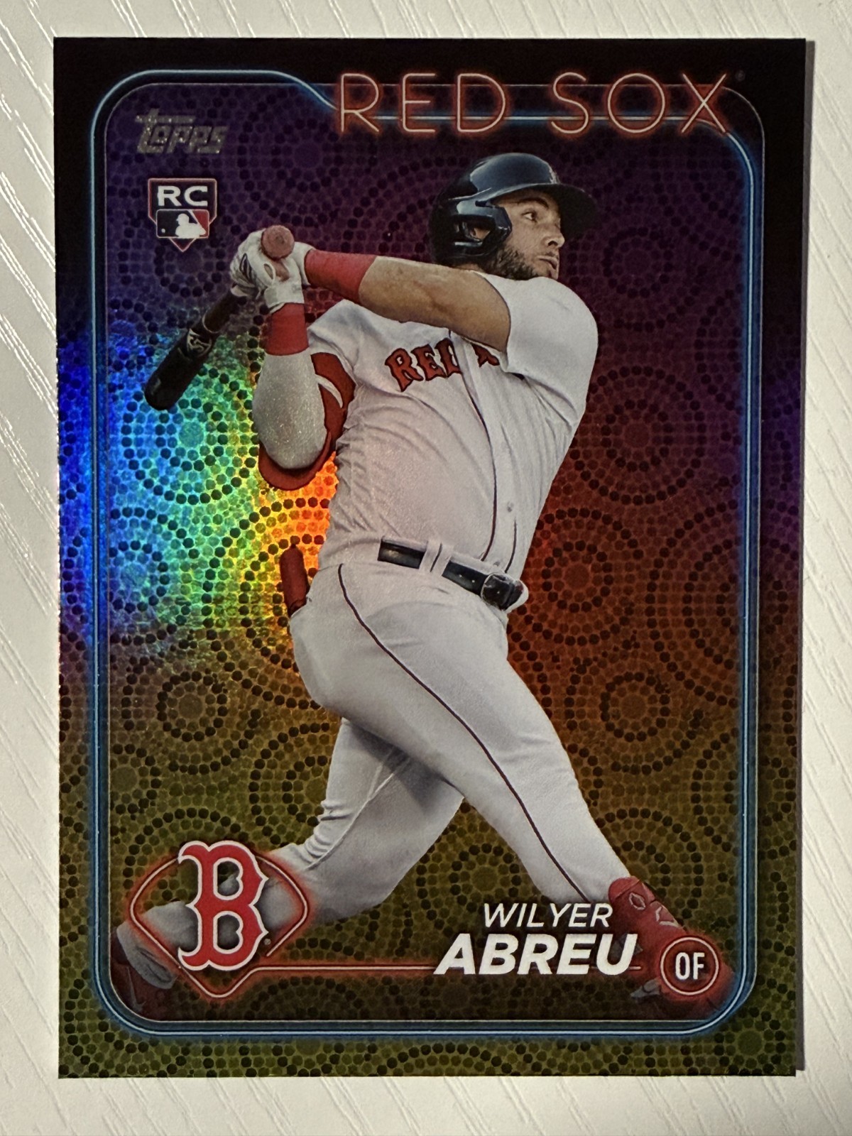 Wilyer Abreu 2024 Topps Holiday RC #672 Boston Red Sox