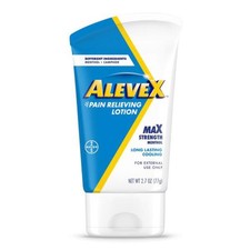 AleveX Pain Relieving Lotion, Powerful  Long Lasting for Targeted Joint  Muscl