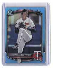 James Ellwanger 2025 Bowman Draft Chrome Sky Blue Refractor
