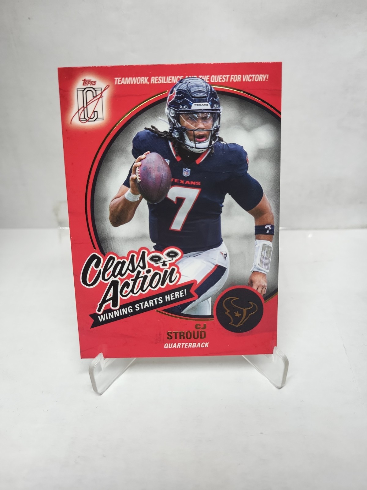 2025 Topps Signature Class C.J. Stroud Class Action /225 #CA-13 Texans