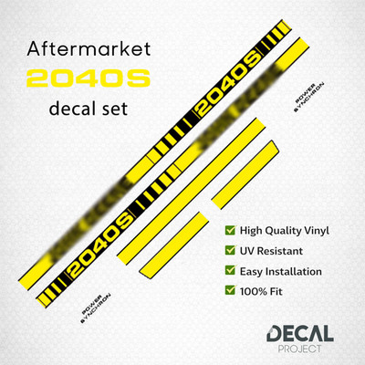 John Deere 2040 S Decal Kit - Aftermarket Traktor Aufkleber - Power Synchron Set