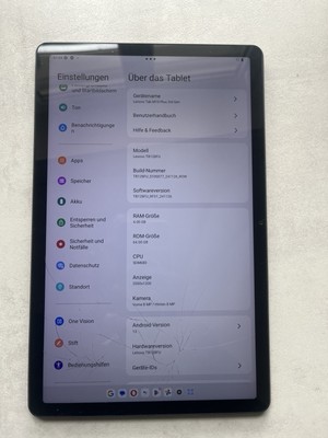 LENOVO M10 Plus (3rd Gen) Tablet 10,6 Zoll 64 GB Speicher 4 GB RAM DisplaySprung