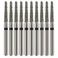 Dental Diamond Burs Round End Taper Chamfer 856/014SC Super Coarse Friction Grip