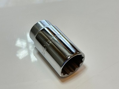 NEW Proto Tools USA 5344 SAE 1-3/8'' Deep Chrome Socket, 1/2'' Drive, 12 Point