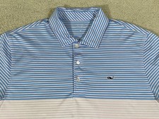 Vineyard Vines Performance Polo Shirt Men M Poly Spandex Stretch Golf