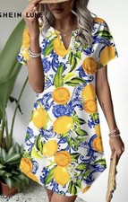 Shein Summer Print Dress Size XL 16