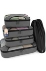 5 Packing Cubes Set - Lightweight Mesh Travel Luggage Organizers with Laundry...