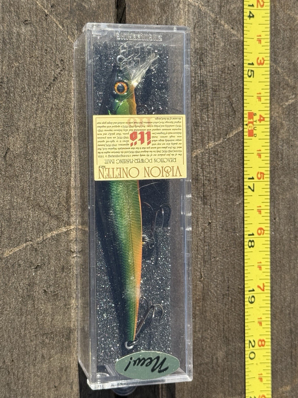 SUPER TUFF FIND “2002”Megabass ITO VISION ONETEN 110  SHAD color NOS UNKNOWN:) - Image 11
