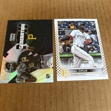 ONEIL CRUZ RC 2022 Topps GOLD STARS #537 & Generation Now #GN-48 Cards (e9)