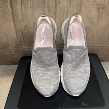 Skechers Women's Arch Fit Vista Inspiration Slip On Shoes Gray Size 7