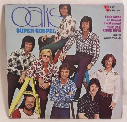 OAK RIDGE BOYS Oaks Super Gospel 2 LP 1974 Heart Warming Label VG/VG+/NM