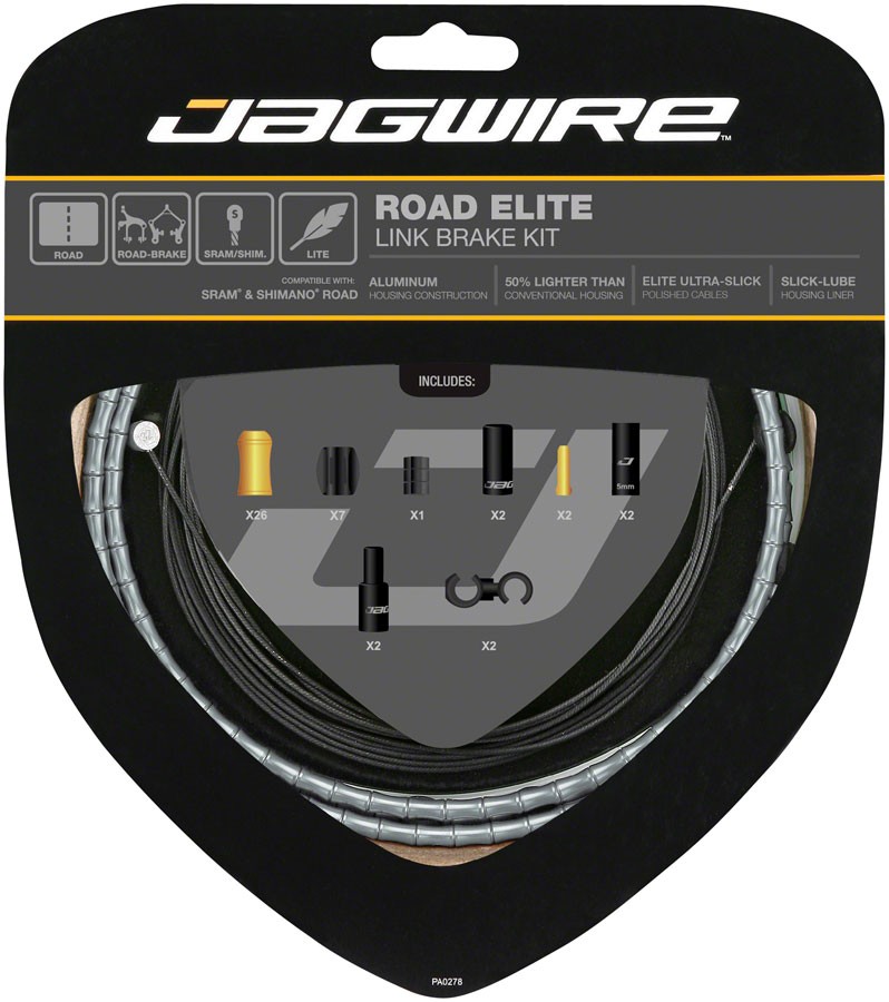 Jagwire Road Elite Link Brake Cable Kit SRAM/ w/ UltraSlick 