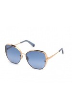 Roberto Cavalli RC1103 33W Blue And Gold Butterfly Metal Sunglasses 60-16-140