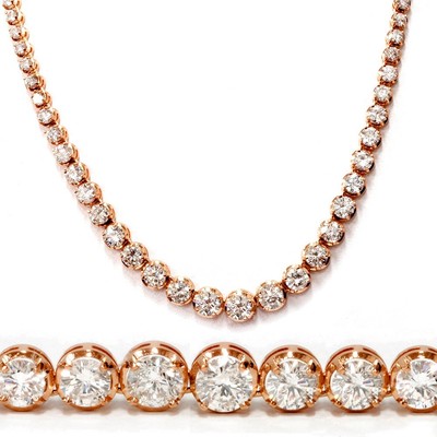 26.00ct REAL diamond Eternity Tennis 