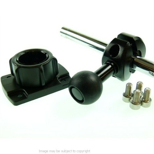 Bike Motorcycle Crossbar Rail Mount fits Garmin Zumo 595LM 395LM 345LM - Picture 3 of 4