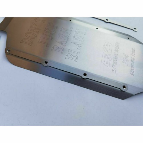 For Arrma Kraton EXB 8S 1/5 Stainless Steel Chassis Armor Anti-collision Board - Picture 13 of 14