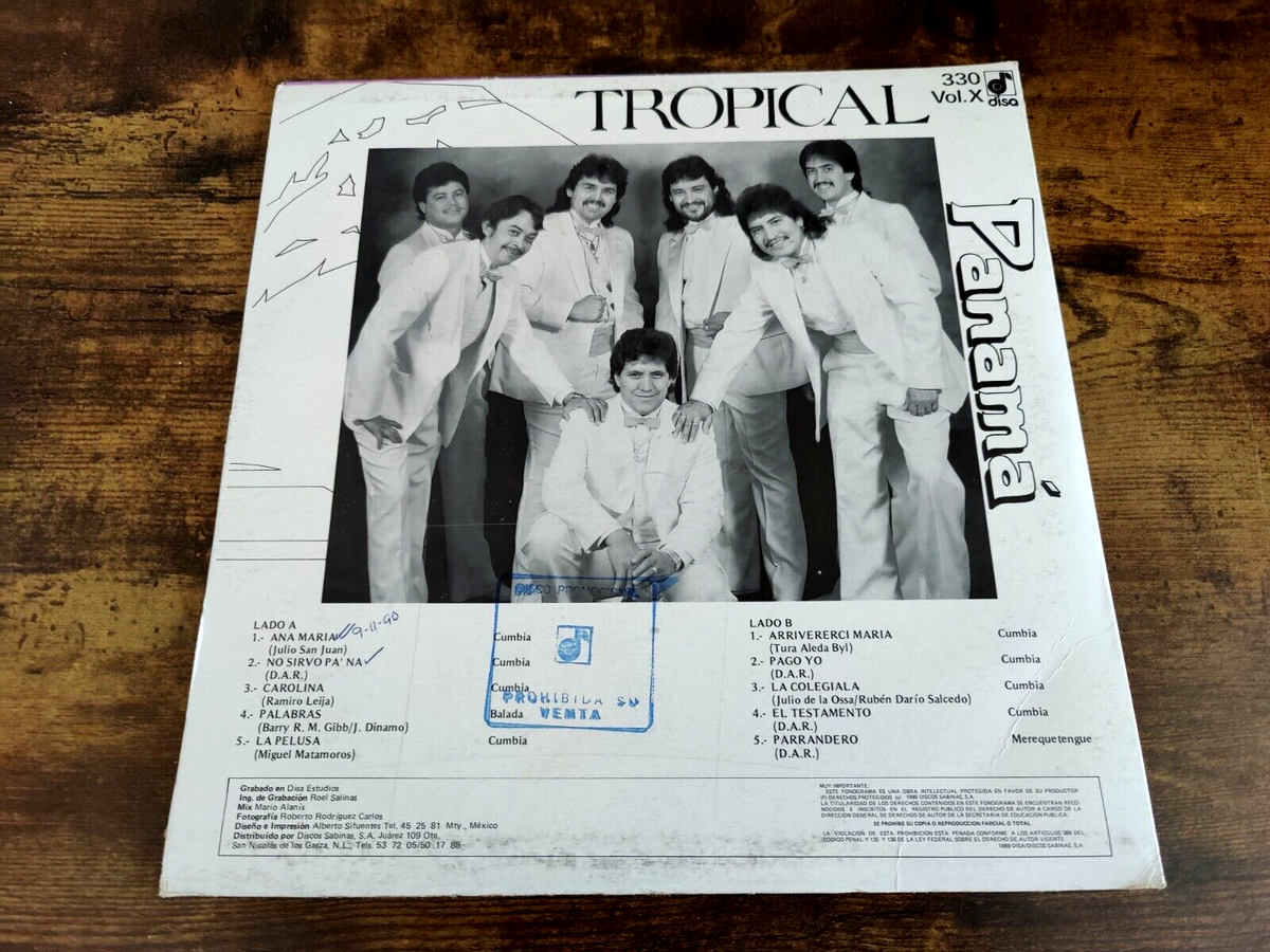 Tropical – - ⁄ Indonesian O.M. Vinyl TROPICAL PANAMA Guide (LP