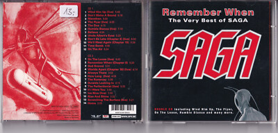 Saga   Remember When - The Very Best Of Saga 2xCD Steamhammer near mint