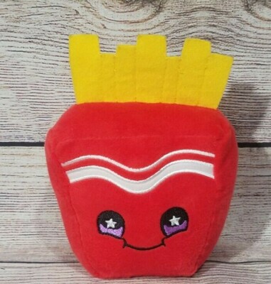Russ Plush Frank Fries Stuffed French Fries Snackeez Red Yellow Kawaii 6''