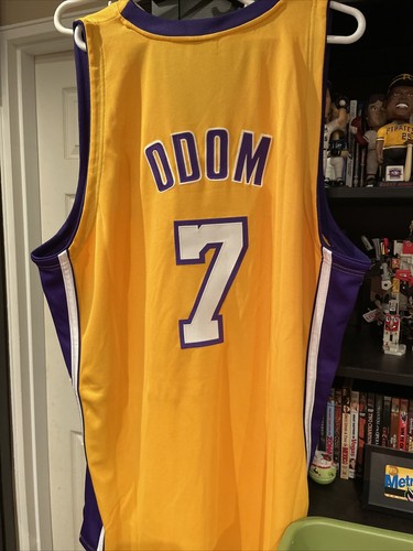 Adidas Lamar Odom Los Angeles Lakers NBA Jersey Size 52 - Picture 9 of 9