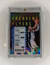 2020-21 Panini NBA Hoops Basketball Aaron Gordon Frequent Flyers Gold Holo #1