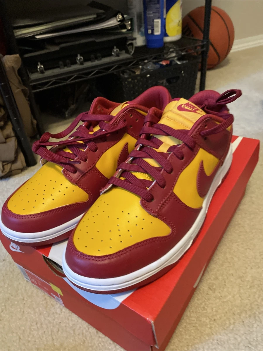 Nike Dunk Low Championship Gold Midas Gold Men's Size 10 USC ...