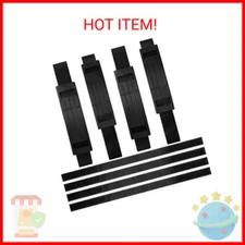 8 Pieces Adjustable Hoverboard Seat Attachment Straps and 4 Hoverboard Go Cart S