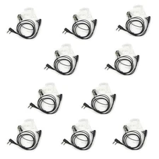 10 x Security Earpiece Headset For Kenwood Baofeng Wouxun Puxing Two Way Radio