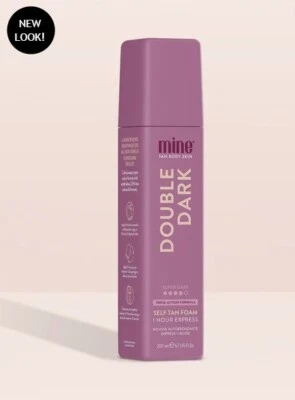 MINE TAN MINETAN BODY SKIN Double Dark Fake / Self Tan Mousse 1 Hour Formulation