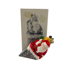 Dept 56 The Original Snow Village Down the Chimney He Goes Santa 51586 with Box