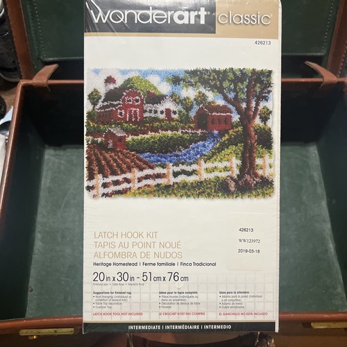 WonderArt Heritage Homestead Ferme Familale Riegel Haken Kit Posten Neu Versiegelt - Bild 6 von 6