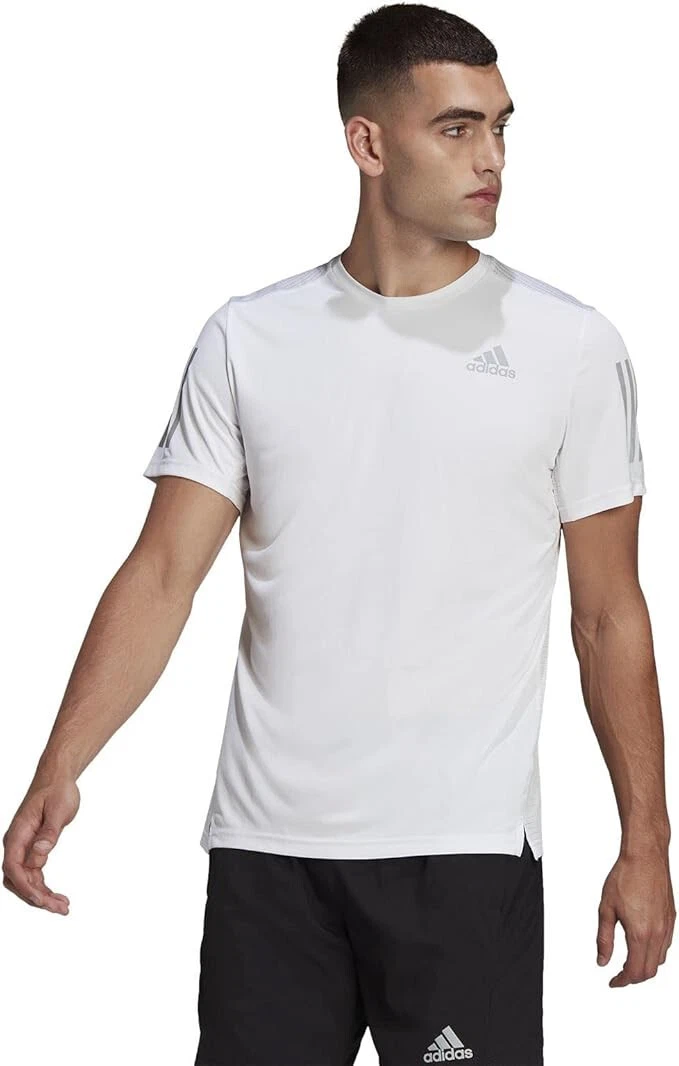 adidas Own The Run T-Shirt Mens Running Top Reflective - White
Opens in a new window or tab