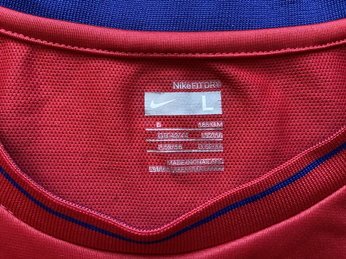MANCHESTER UNITED 2007 2009 TRAINING SHIRT JERSEY NIKE