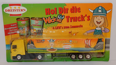 GRELL HO 1/87 SEMI TRUCK TRAILER MB MERCEDES ACTROS DREISTERN PASTA SAUCE