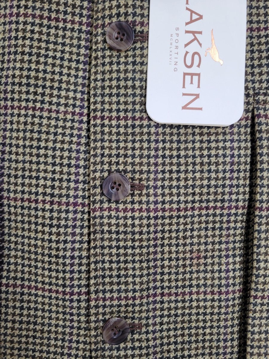 Laksen Sporting Men's Ainsley Scottish Wool Tweed Shooting Vest