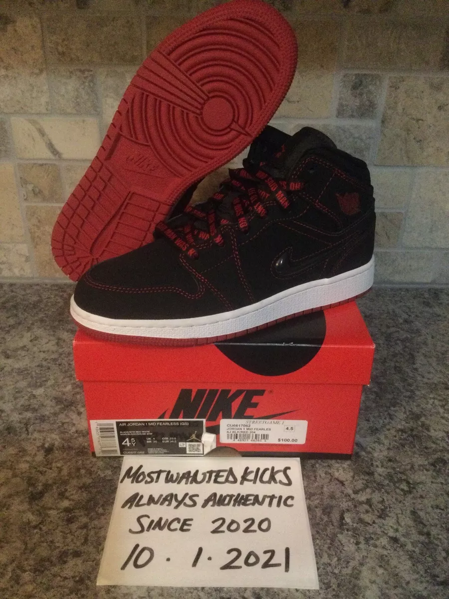 DS 2019 Nike Air Jordan Retro 1 Mid Come Fly With Me Grade School Sz 4.5Y