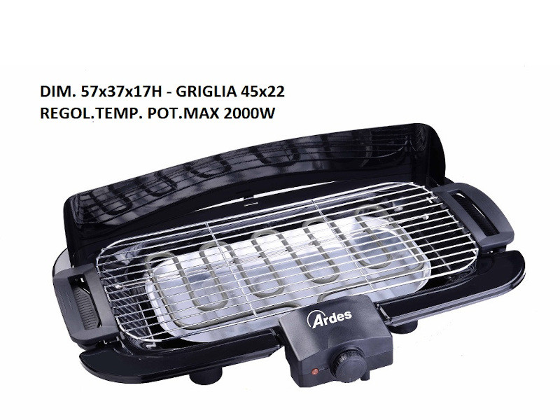 Ardes AR1B02: Il Tuo Prossimo Barbecue tra Amici | 2000W di Gusto