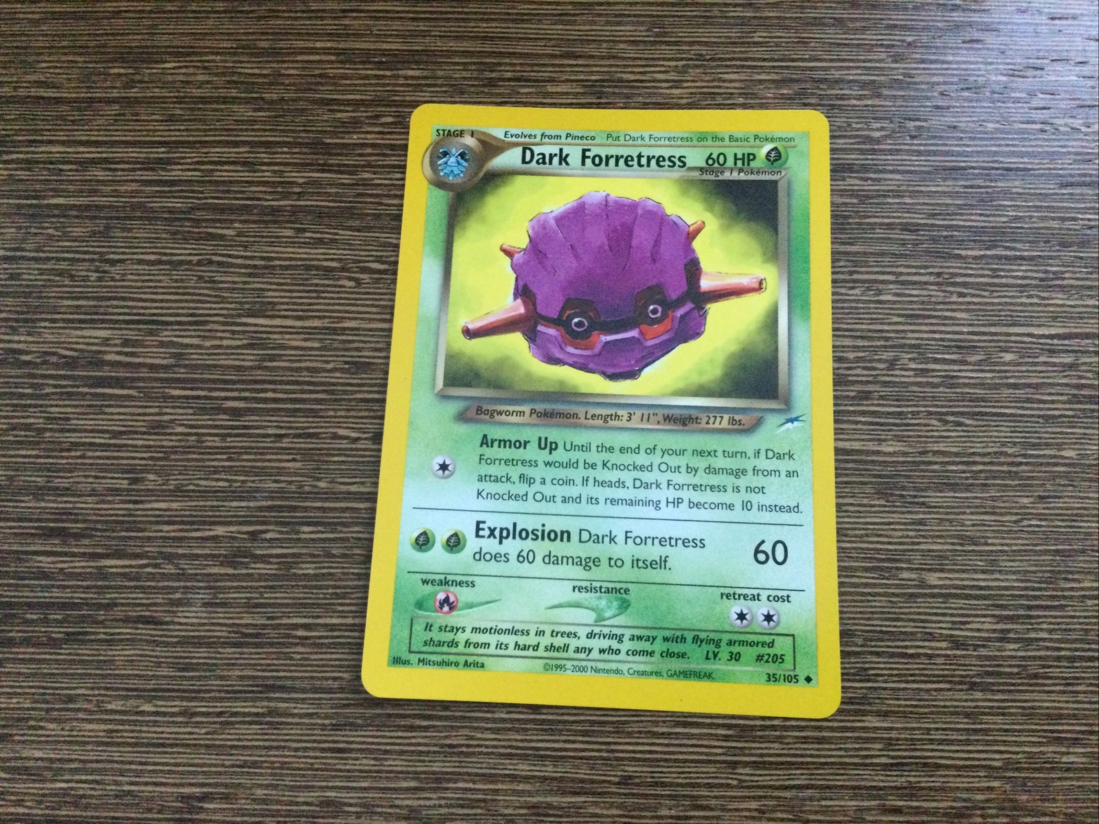 Pokemon Card Dark Forretress Neo Destiny Uncommon 35/105 NM
