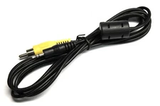 2.5mm Stereo to Yellow RCA Video Cable Cord for Car GPS Dashcam DVR Rear Camera