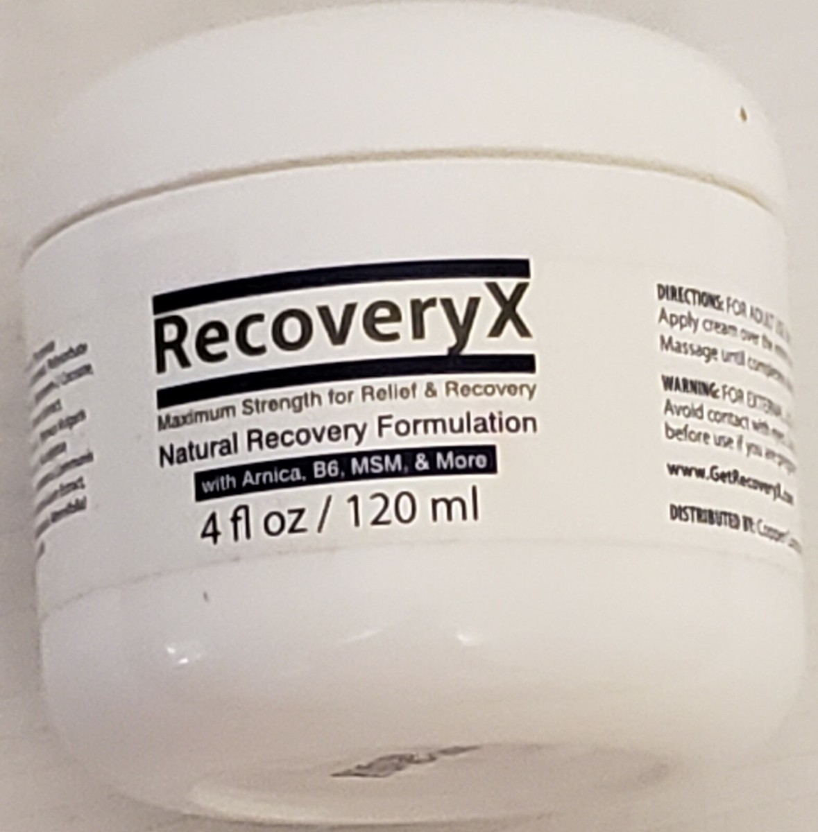 RecoveryX ALL NATURAL Joint & Muscle Therapy Pain Relief