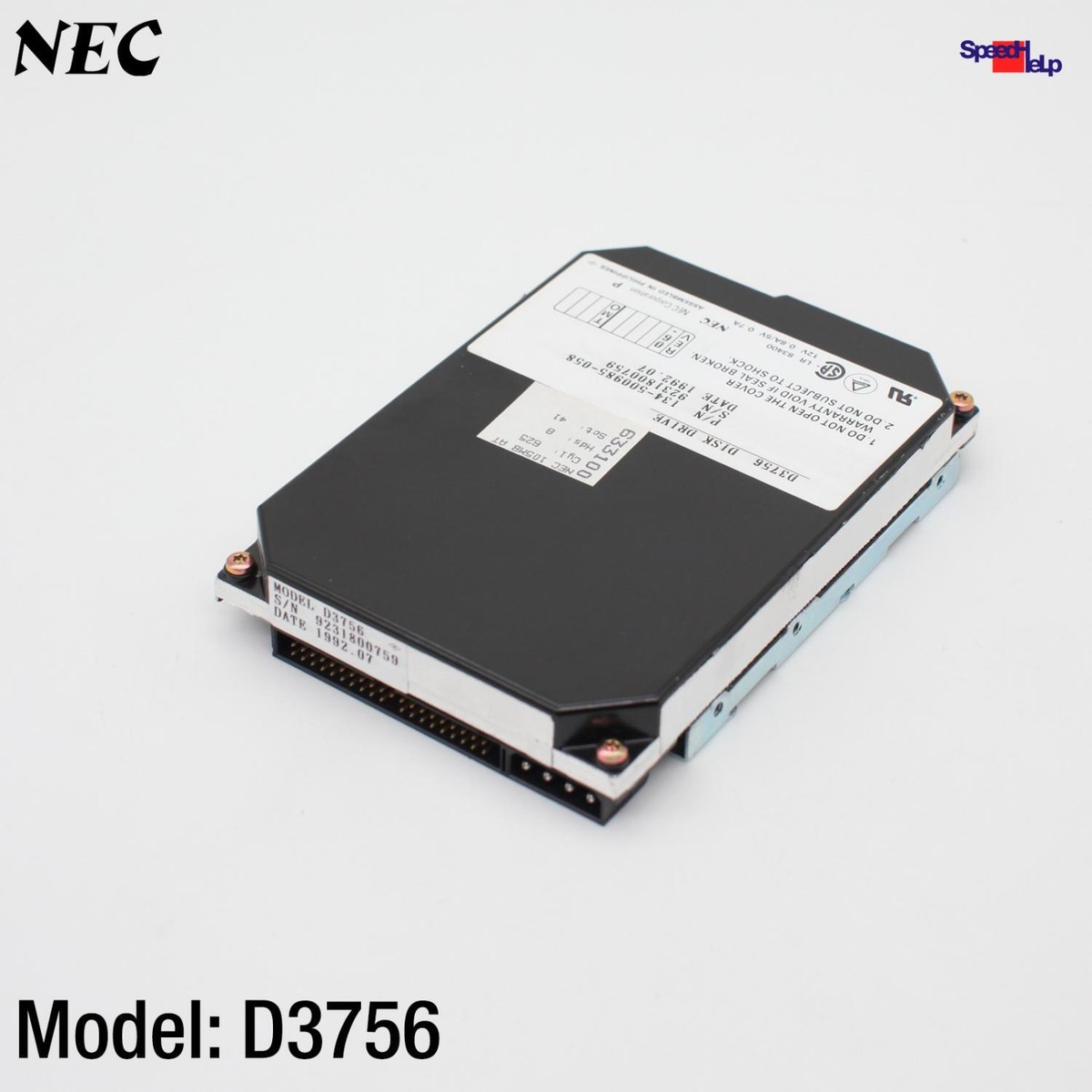 NEC D3756 105MB IDE PATA ATA 40-PIN HDD FESTPLATTE 134-500985-058