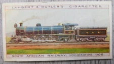 World's Locomotives Cape Division 38/50 Vintage Imperial Tobacco Co Trading Card