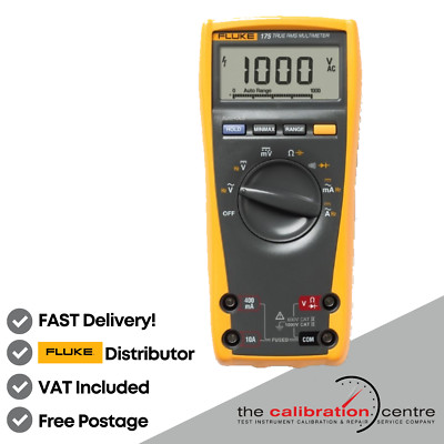 Original FLUKE 175 True RMS AC DC DIGITAL MULTIMETER / 6000 Stück hintergrundbeleuchtetes Display